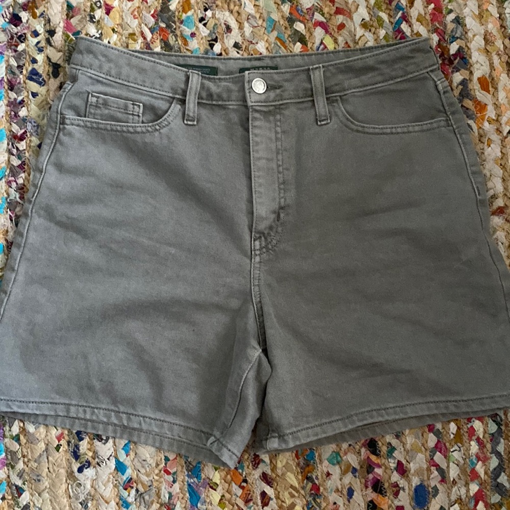 Gray Wide Summer Shorts